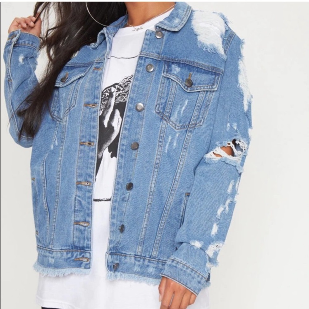 Distressed Denim Jacket